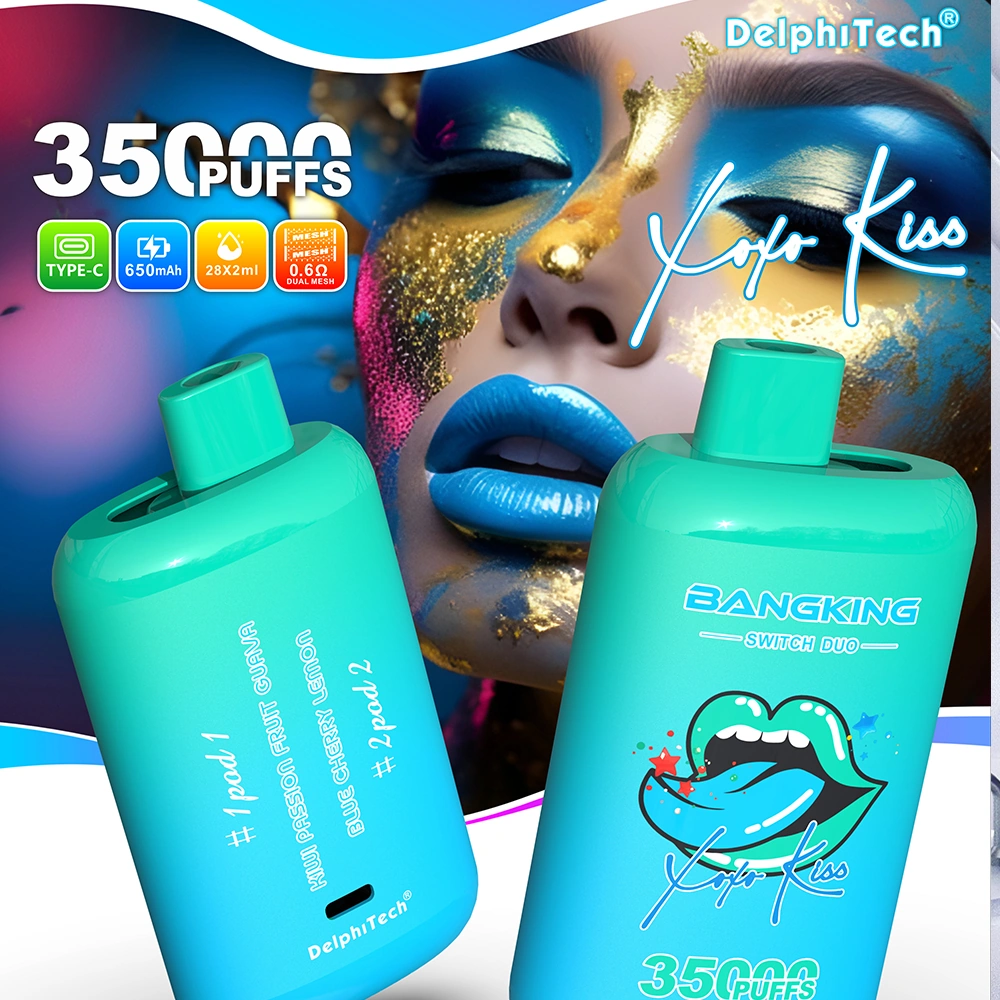 BANG KING Switch Duo 35k Puffs Vape Kiwi Passion Fruit Guava and Blue Cherry Lemon BANG KING Switch Duo 35k Puffs Vape Kiwi Passion Fruit Guava and Blue Cherry Lemon