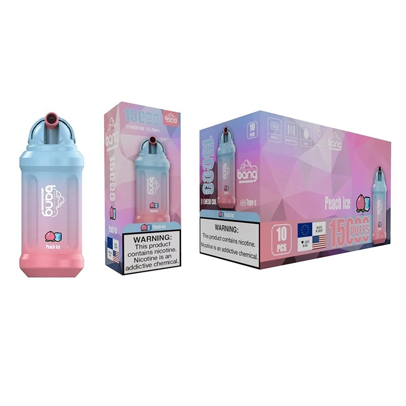 Bang 15K Puffs Vape Filp Design Peach ice Bang 15K Puffs Vape Filp Design Peach ice