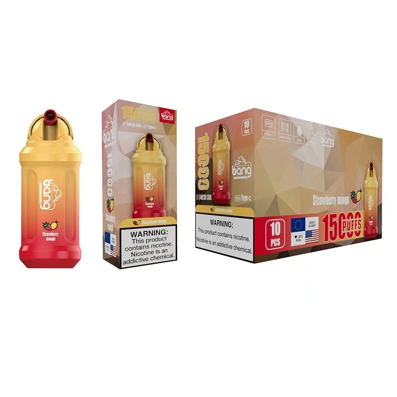 Bang 15K Puffs Vape Filp Design Strawberry mango Bang 15K Puffs Vape Filp Design Strawberry mango