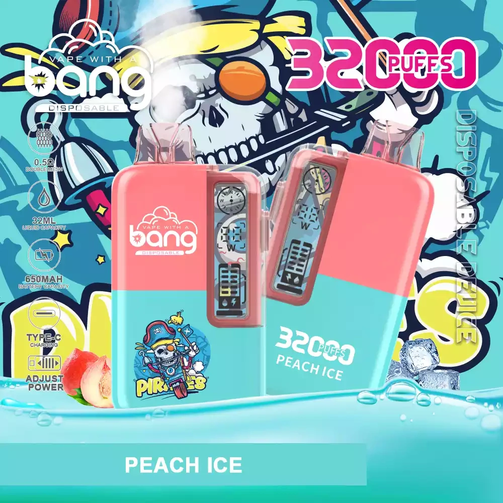 Bang 32000 Puffs 32K Vape Wholesale Peach ice Bang 32000 Puffs 32K Vape Wholesale Peach ice