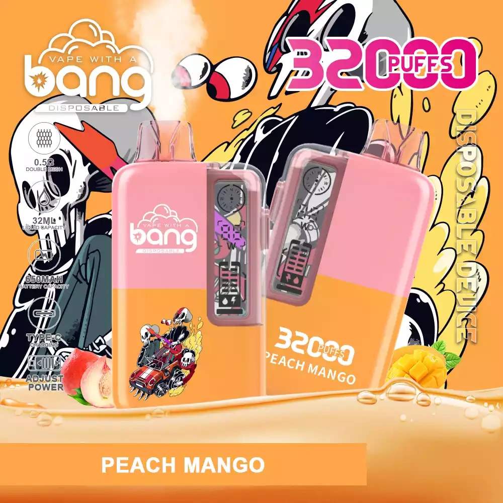 Bang 32000 Puffs 32K Vape Wholesale peach mango Bang 32000 Puffs 32K Vape Wholesale peach mango