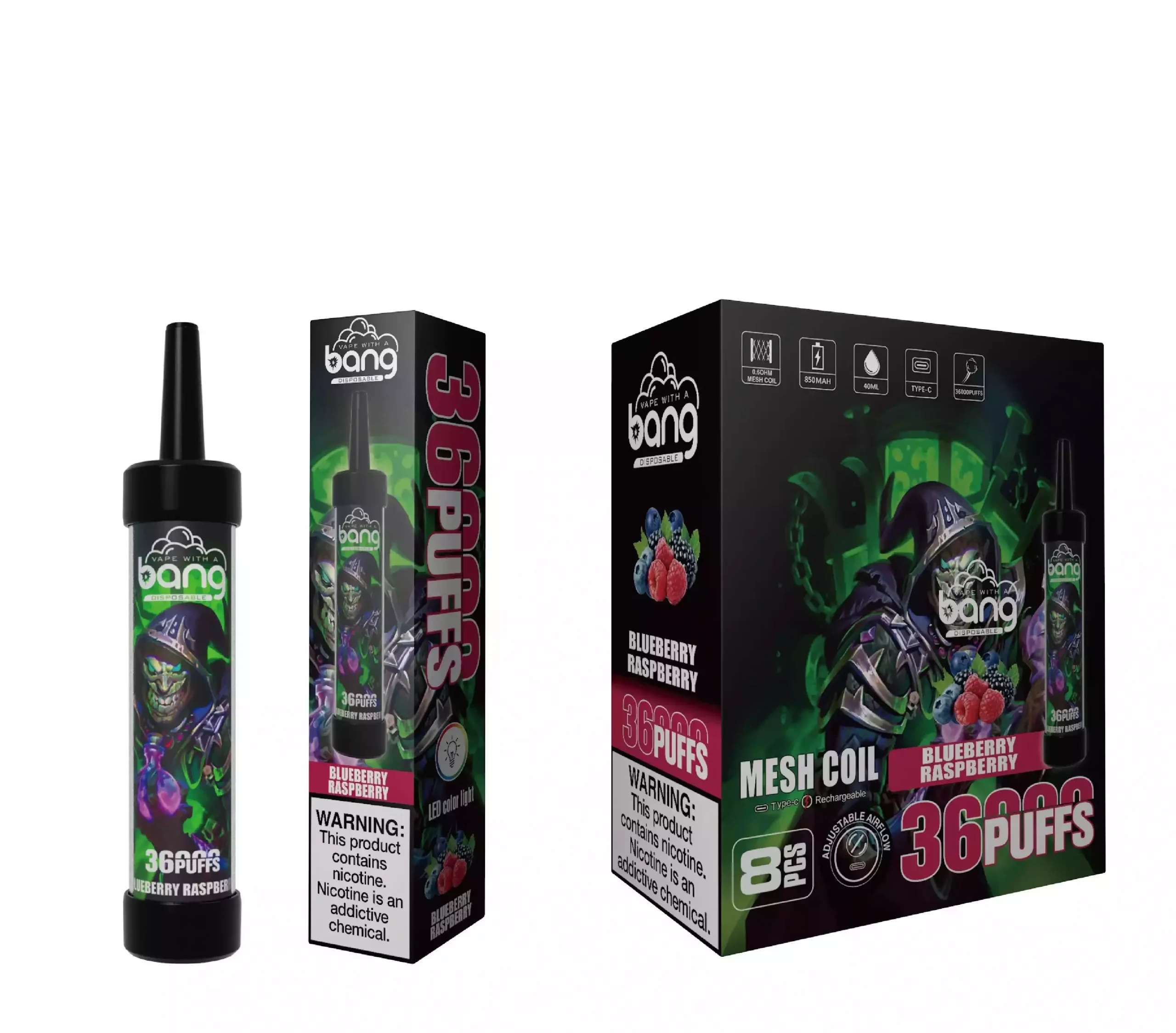 Bang 36000 Puffs Disposable Vape Blueberry Raspberry Bang 36000 Puffs Disposable Vape Blueberry Raspberry