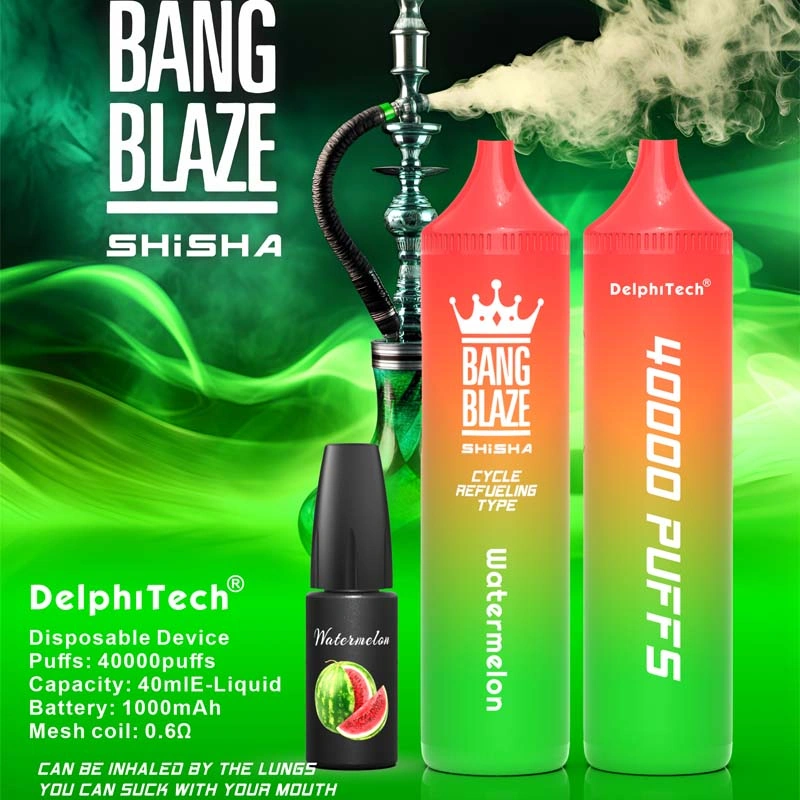 Bang Blaze 40K Puffs Shisha Refillable Vape Watermelon Bang Blaze 40K Puffs Shisha Refillable Vape Watermelon