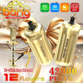Bang E-Shisha Head 42000 Puffs Gold Design Hookah