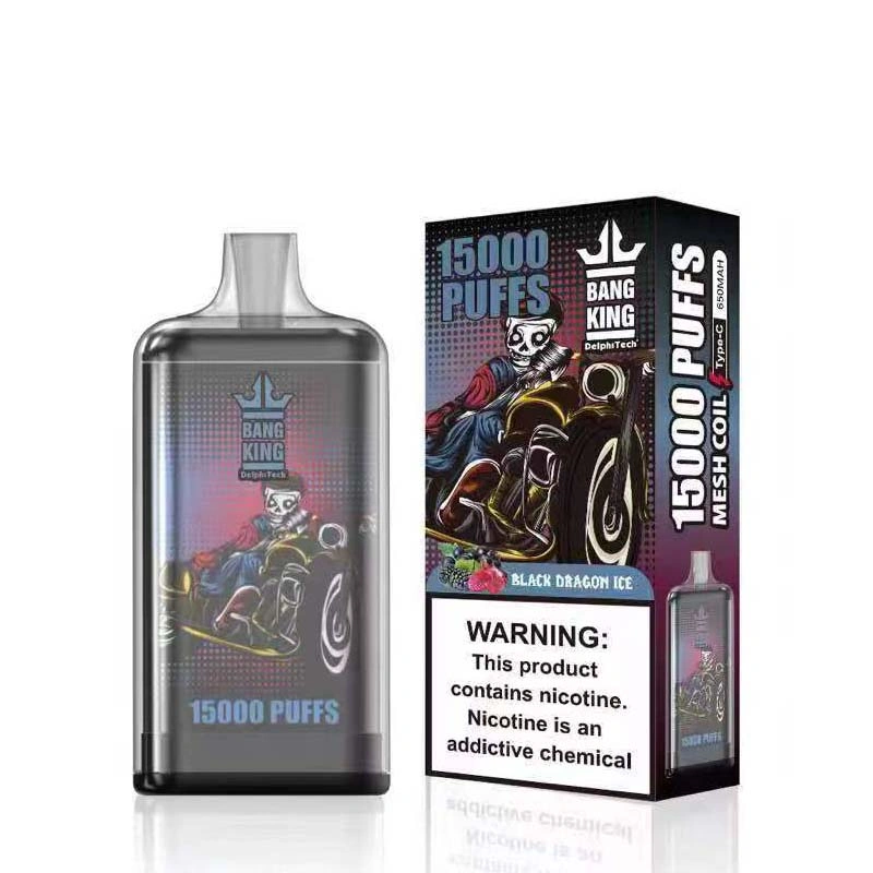 Bang King 15K 15000 Puffs Disposable Vape Black Dragon Ice Bang King 15K 15000 Puffs Disposable Vape Black Dragon Ice