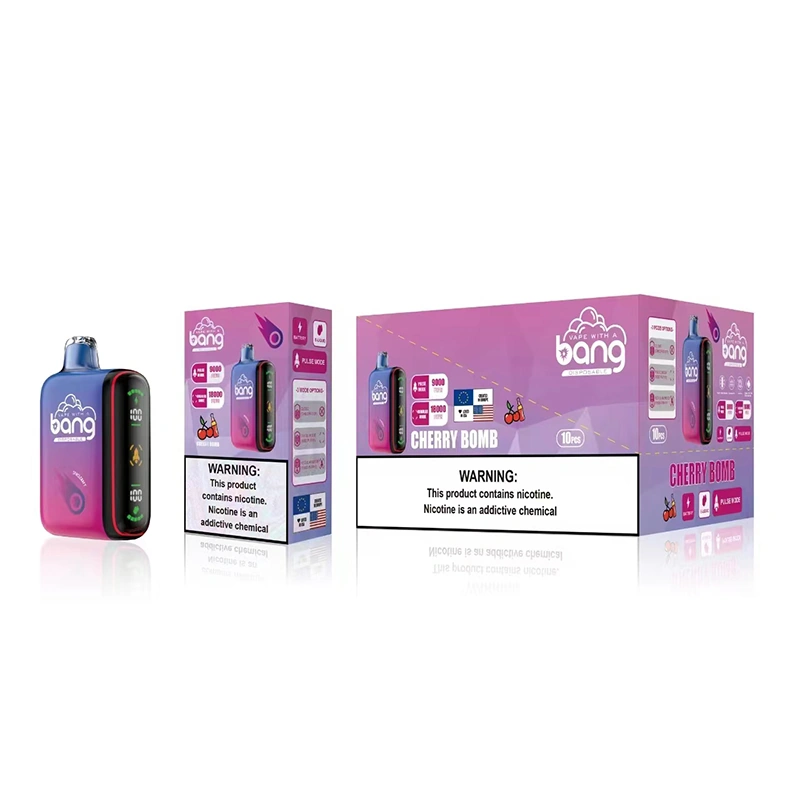 Bang Pulse 18K Puffs Vape Smart Screen Cherry Bomb Bang Pulse 18K Puffs Vape Smart Screen Cherry Bomb