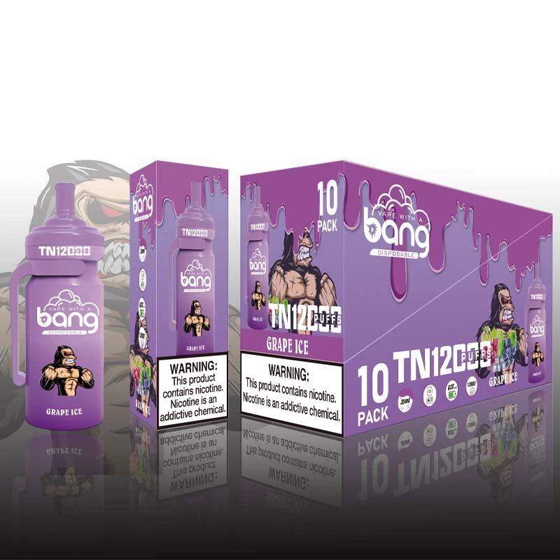 Bang Tn 12000 12k Puffs Disposable Vape Grape Ice Bang Tn 12000 12k Puffs Disposable Vape Grape Ice