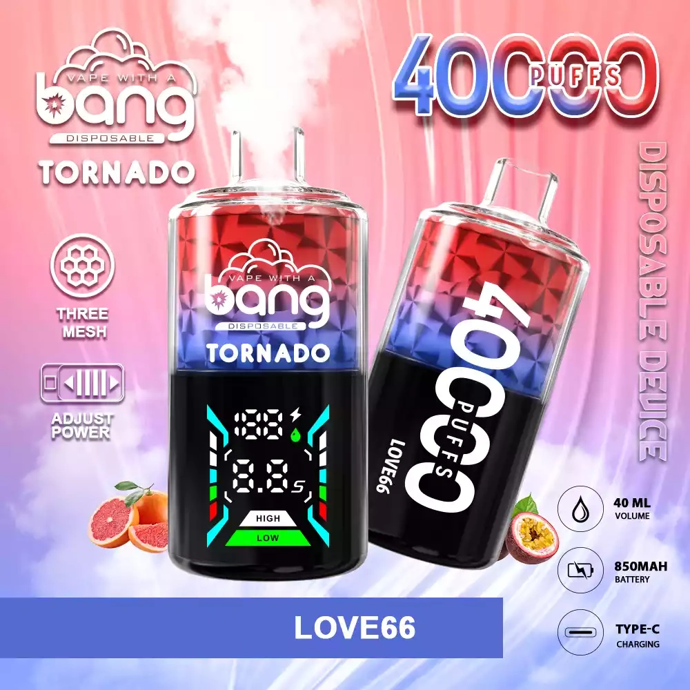 Bang Tornado 40K 40000 Puffs LOVE66 Bang Tornado 40K 40000 Puffs LOVE66