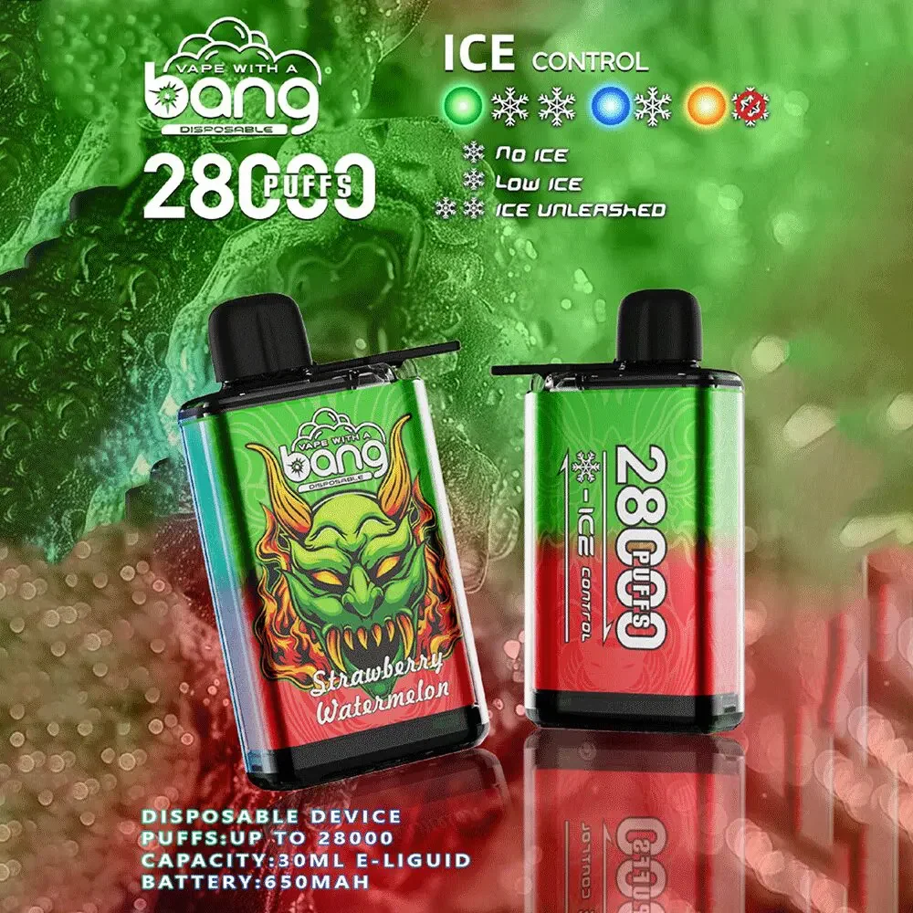 Bang Vape 28K 28000 Puffs Adjustable Ice Level Bang Vape 28K 28000 Puffs Adjustable Ice Level
