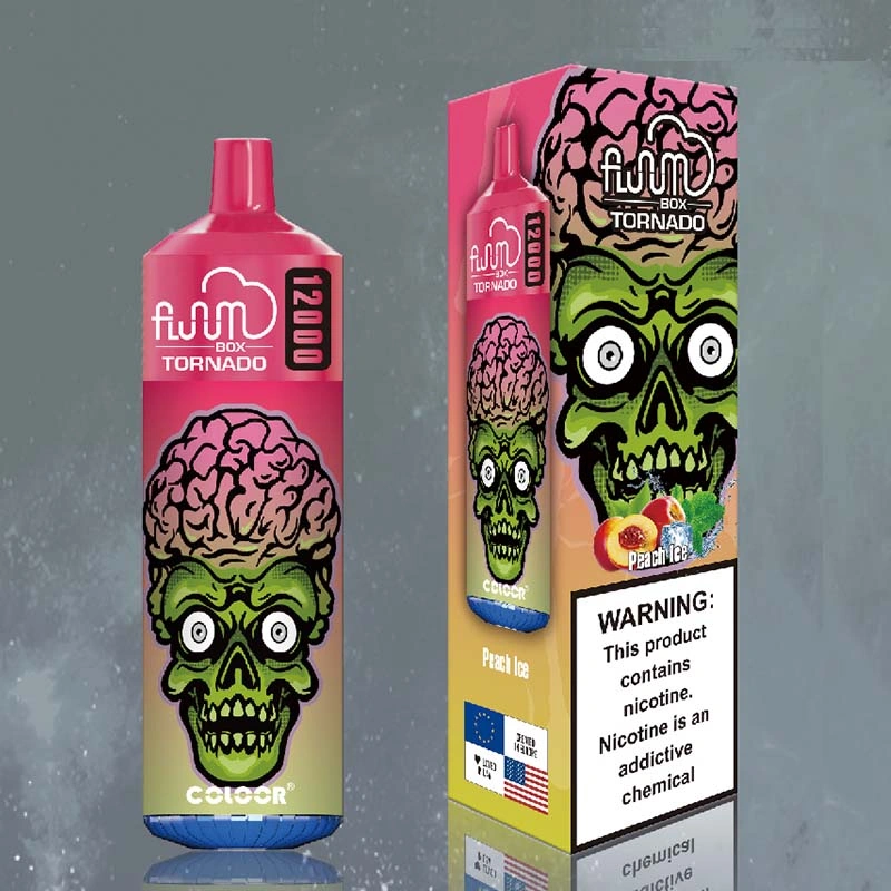 FLUUM Box Tornado 12K 12000 Puffs Vape Peach Ice FLUUM Box Tornado 12K 12000 Puffs Vape Peach Ice