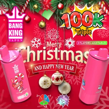 Bang King 100K Puffs Vape 12 Flavors Per Christmas Gift Box 3-in-1 Flavor Vape