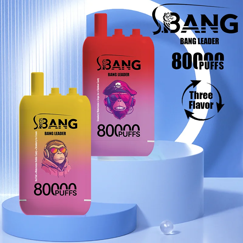 Bang Leader 80K Vape 3-in-1 Flavor 80000 Puffs Disposable Vape EU Warehouse Shipping Bang Leader 80K Vape 3-in-1 Flavor 80000 Puffs Disposable Vape EU Warehouse Shipping