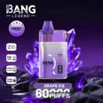 Bang Legend 60K Puffs Disposable Vape Turbo Mode Refillable Pure Flavor Adjustable Airflow