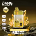 Bang Legend 60K Puffs Disposable Vape Turbo Mode Refillable Pure Flavor Adjustable Airflow