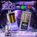 Bang Vape Refillable 60K Vape 2in1 Flavors Watermelon Cherry & Cherry Cola